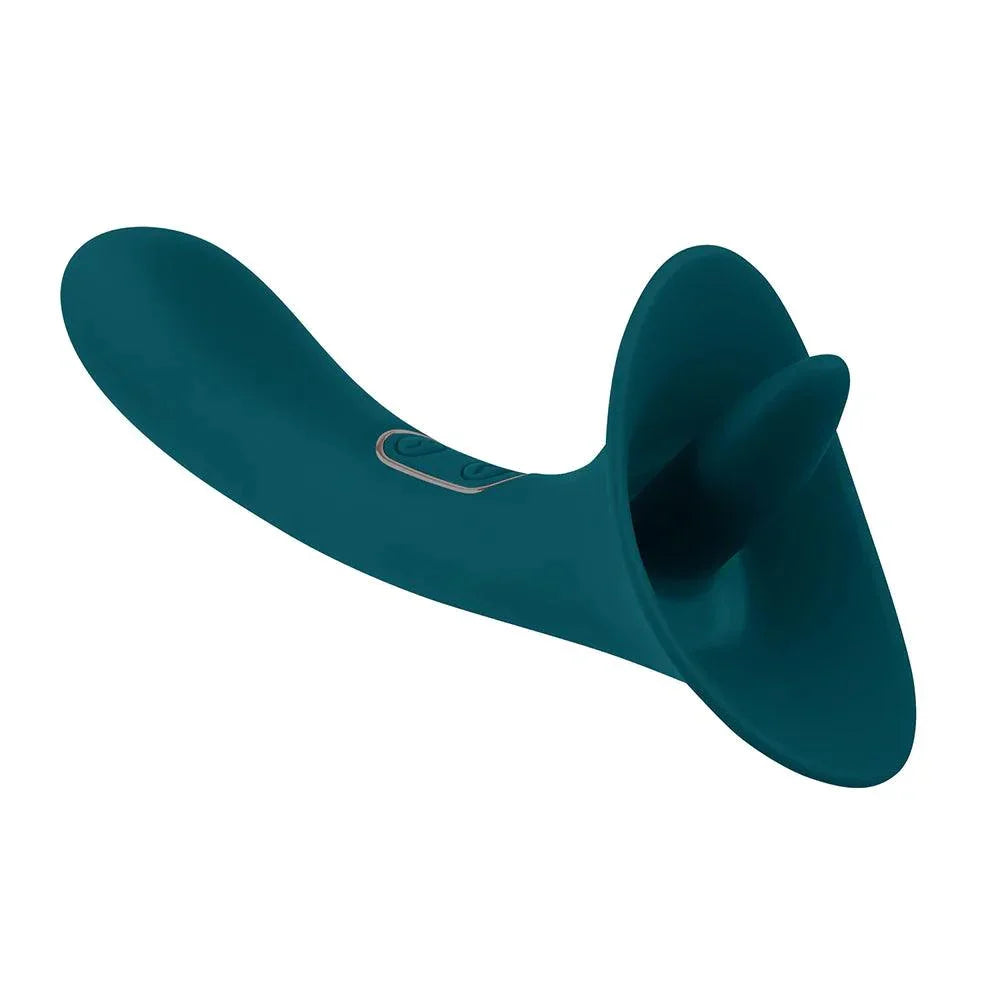 Playboy True Indulgence Rechargeable Dual Ended Silicone Flicking Vibrator - Buy At Luxury Toy X - Free 3-Day Shipping
