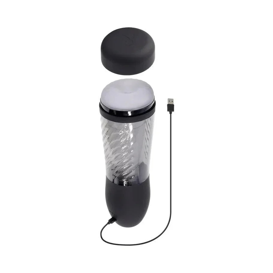 Playboy Whirlwind Rechargeable Thrusting and Spinning Stroker - Buy At Luxury Toy X - Free 3-Day Shipping