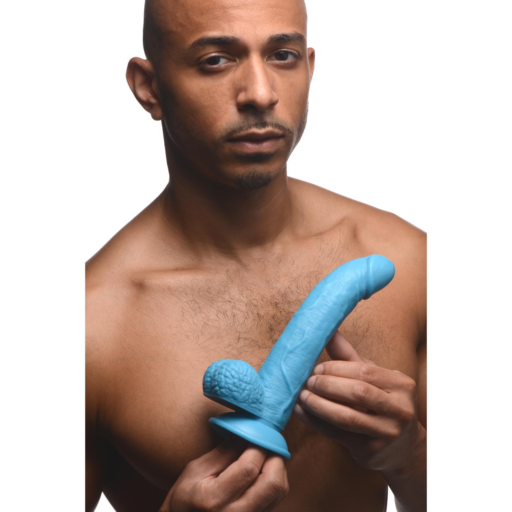 Pop Peckers 7.5" Dildo with Balls - Buy At Luxury Toy X - Free 3-Day Shipping
