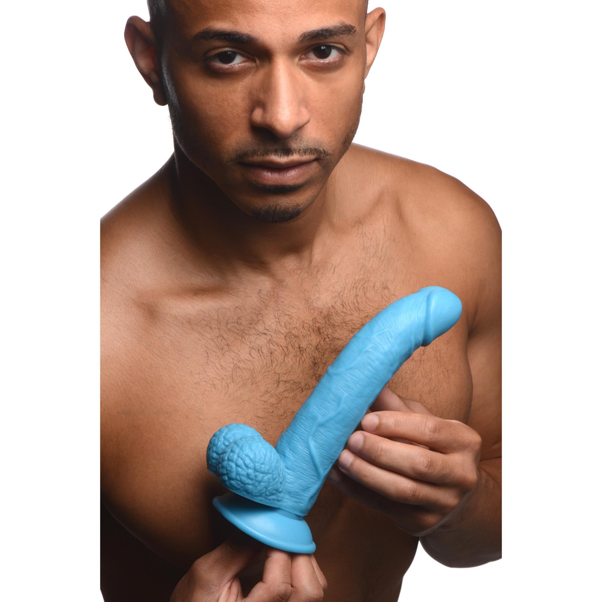 Pop Peckers 7.5" Dildo with Balls - Buy At Luxury Toy X - Free 3-Day Shipping