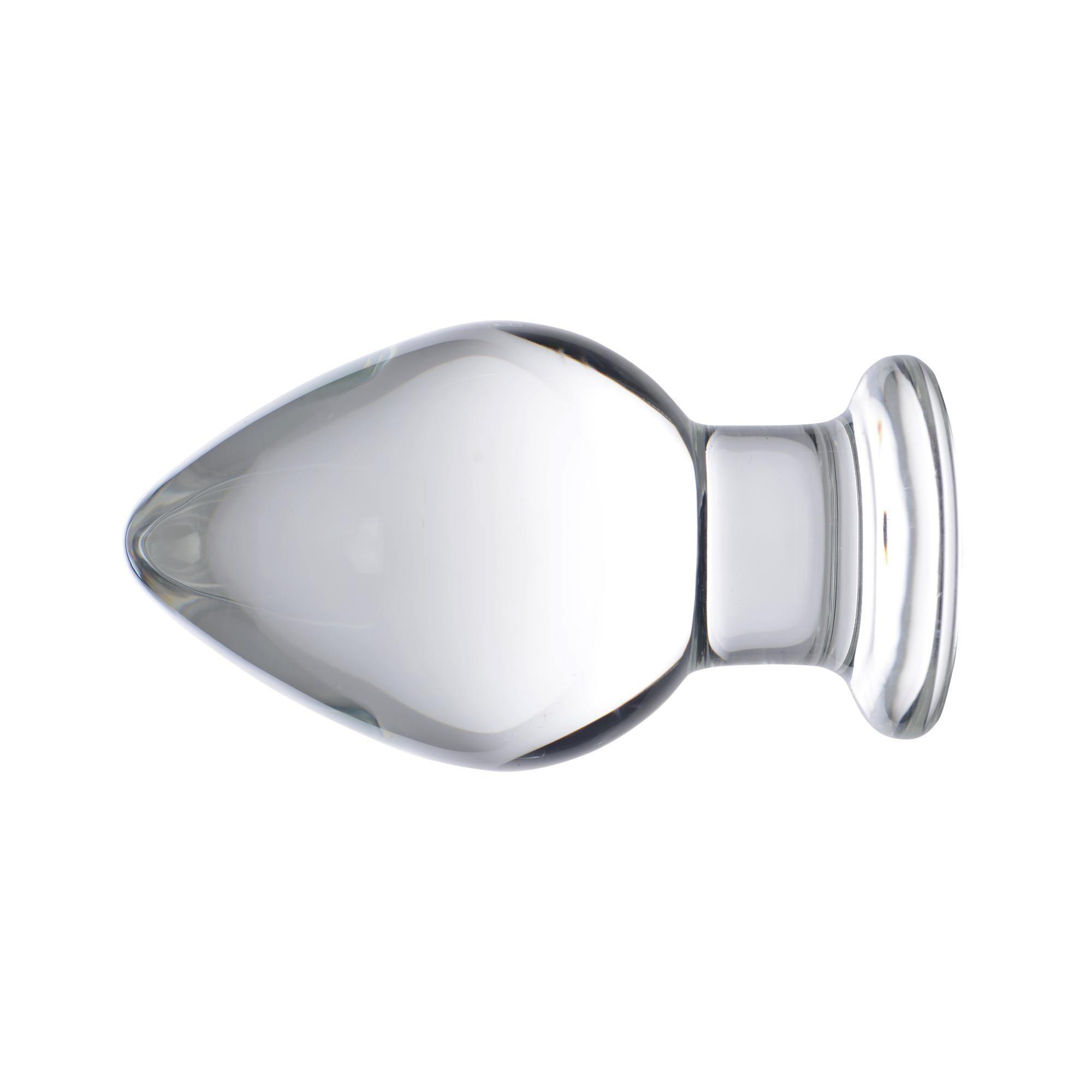 Prisms Erotic Glass Molten Wide Glass Butt Plug - Buy At Luxury Toy X - Free 3-Day Shipping