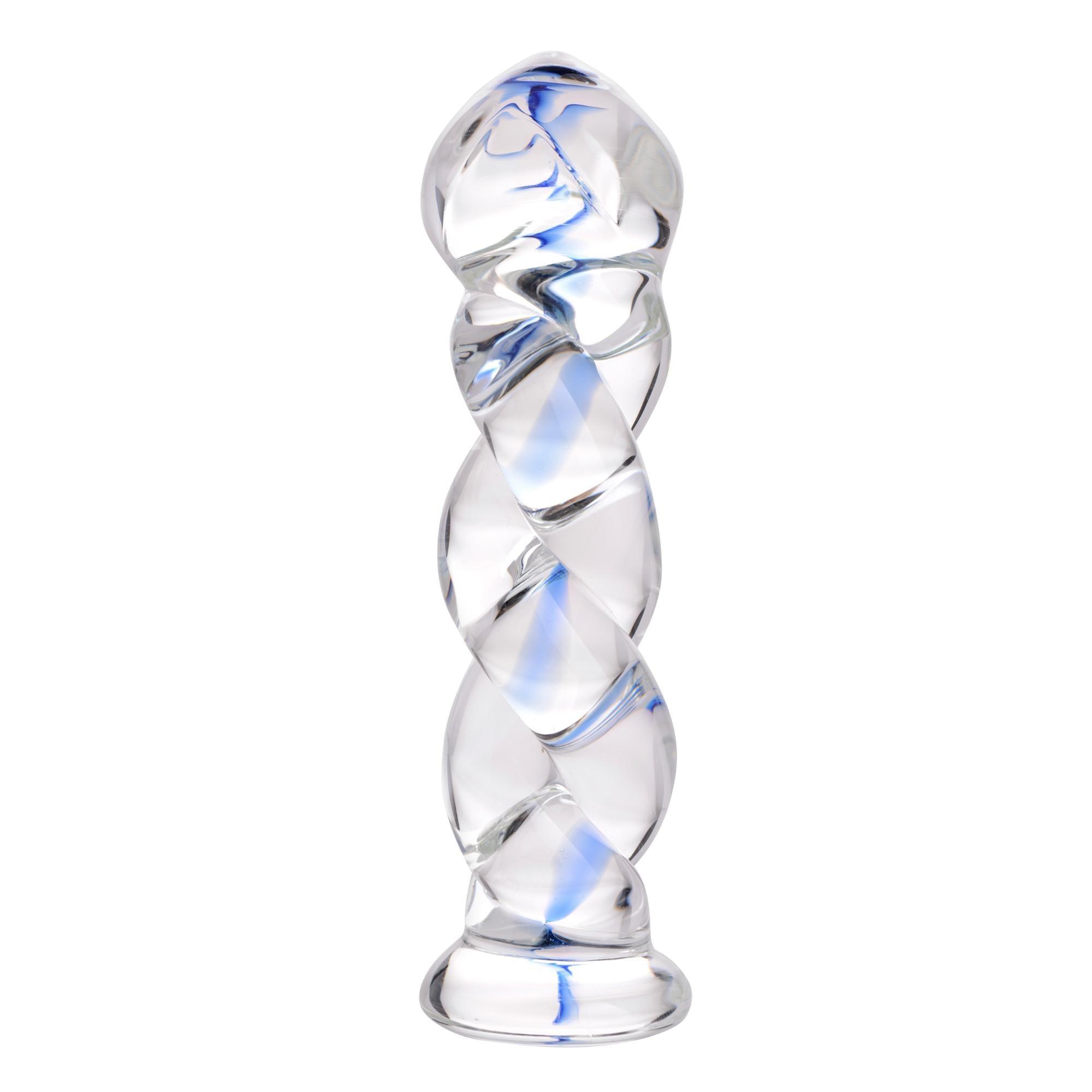 Prisms Erotic Glass Soma Twisted Dildo - Buy At Luxury Toy X - Free 3-Day Shipping