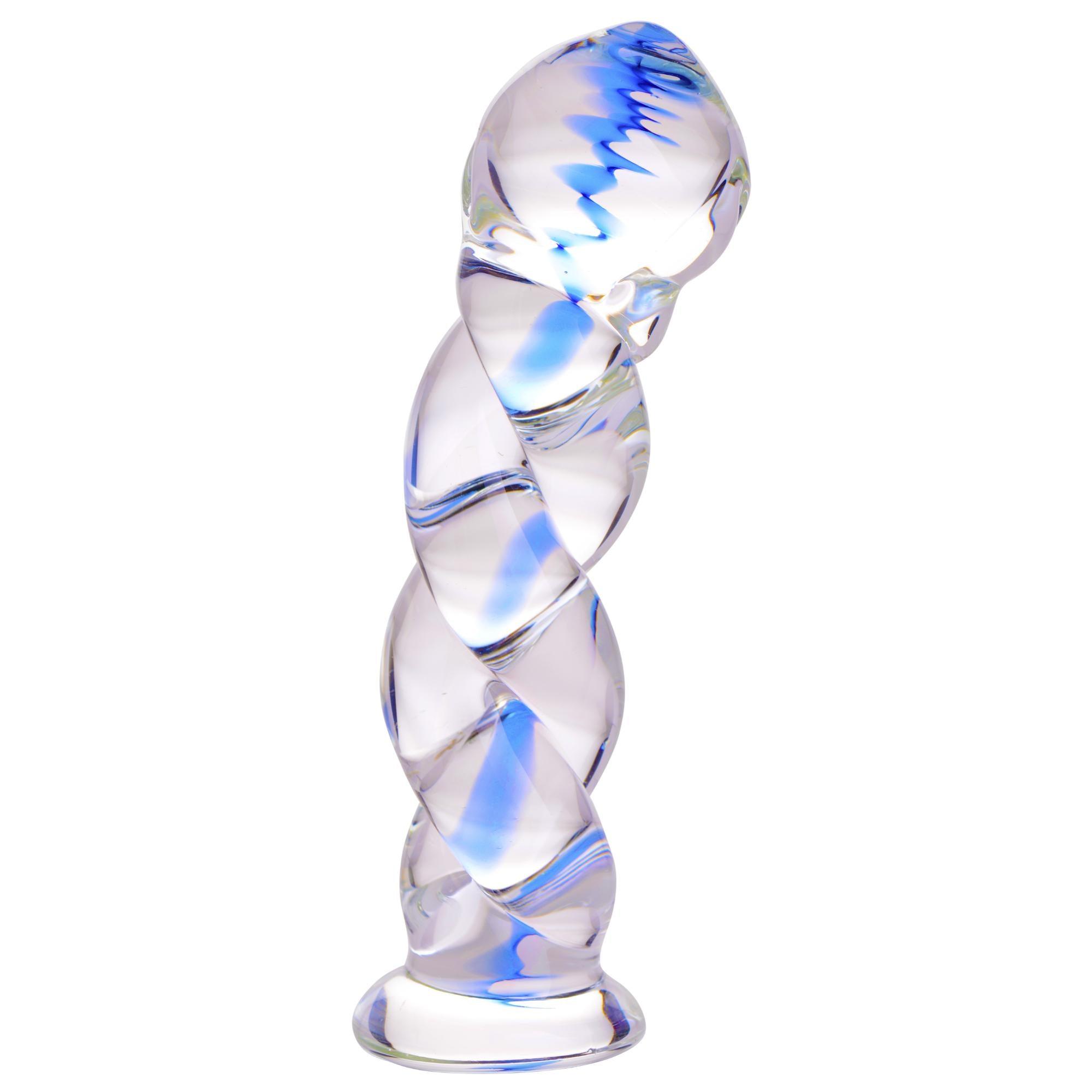Prisms Erotic Glass Soma Twisted Dildo - Buy At Luxury Toy X - Free 3-Day Shipping