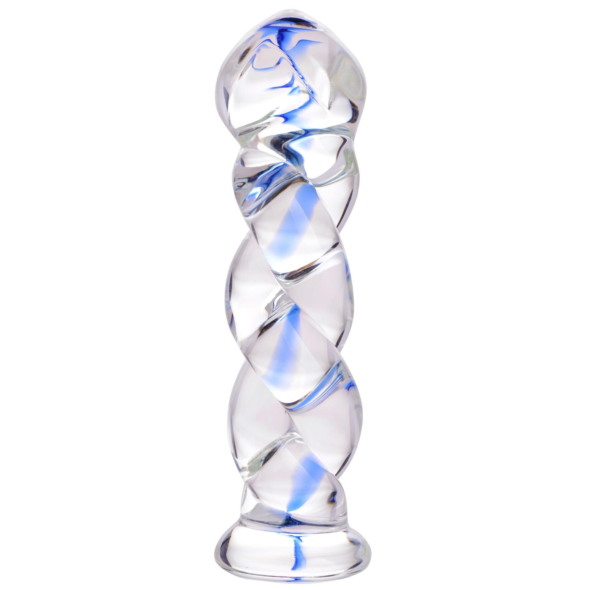 Prisms Erotic Glass Soma Twisted Dildo - Buy At Luxury Toy X - Free 3-Day Shipping