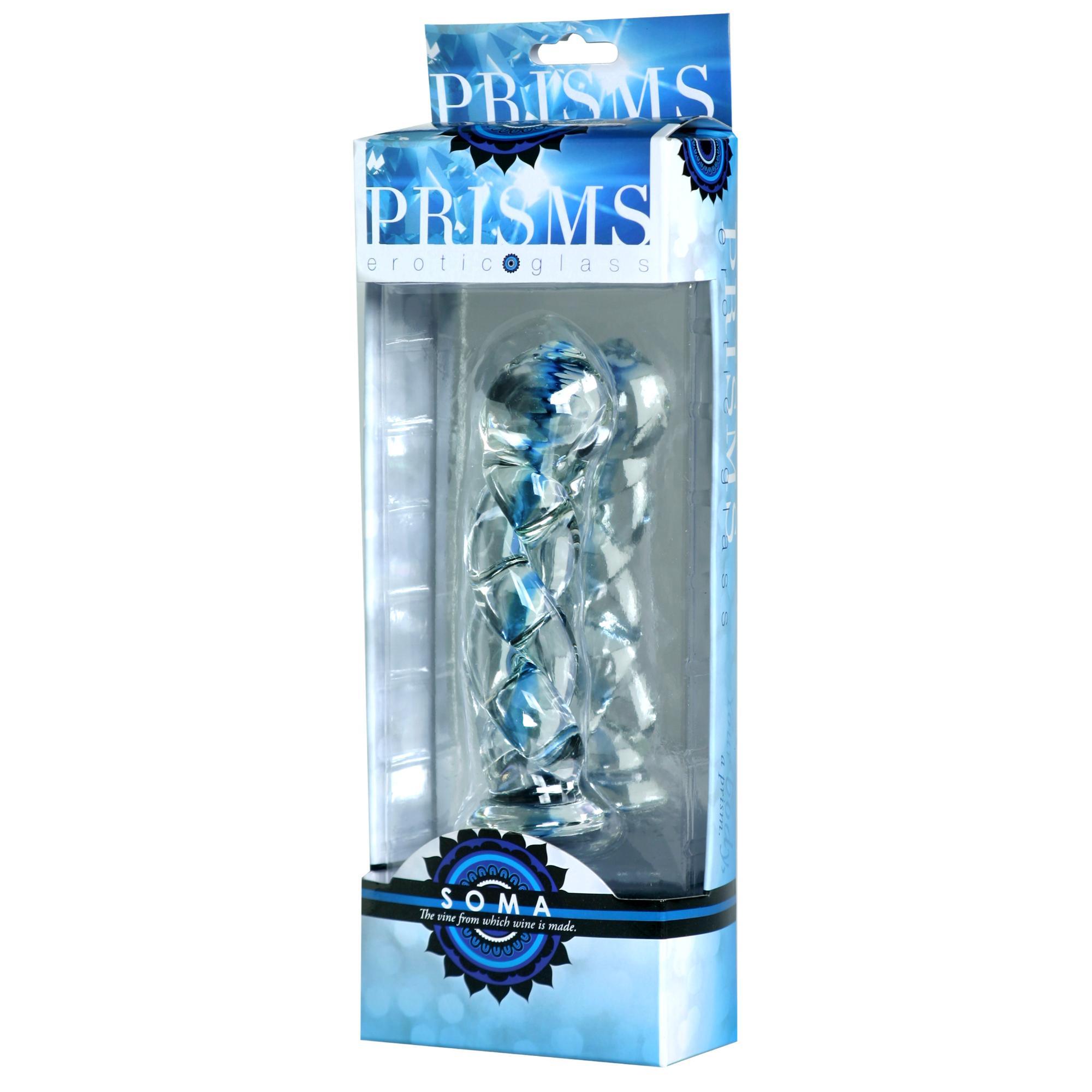Prisms Erotic Glass Soma Twisted Dildo - Buy At Luxury Toy X - Free 3-Day Shipping