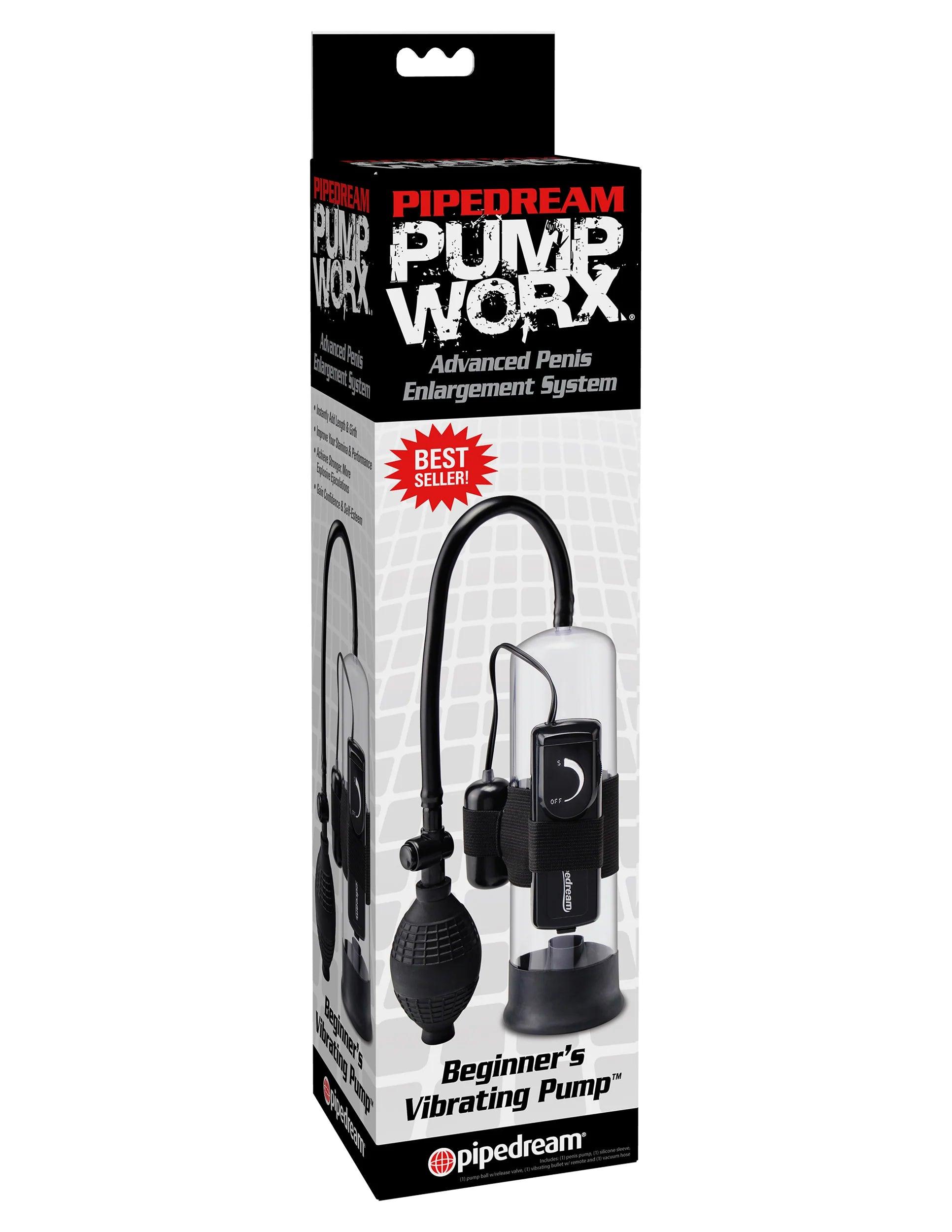 Pump Worx Beginner's Vibrating Pump Advanced Penis Enlargement System - Buy At Luxury Toy X - Free 3-Day Shipping