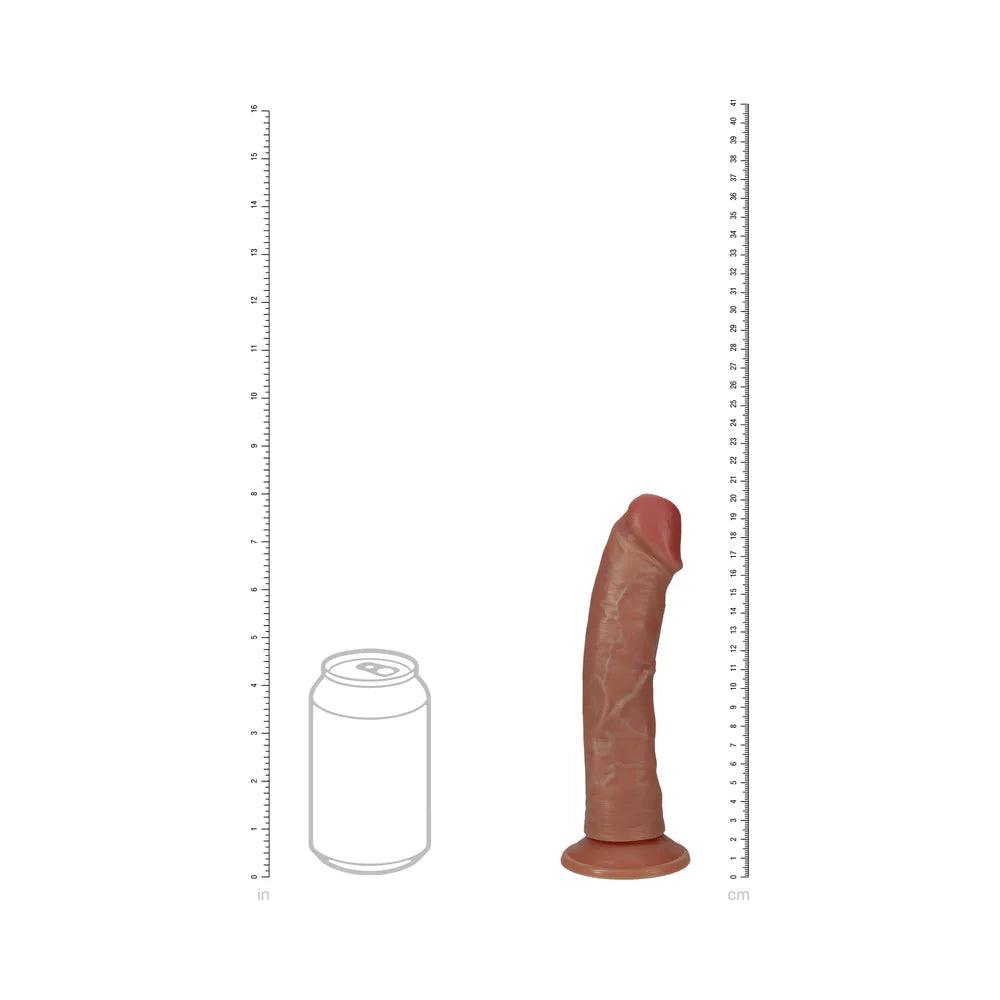 RealRock 8 in. Vibrating Cock Regular Curved - Buy At Luxury Toy X - Free 3-Day Shipping