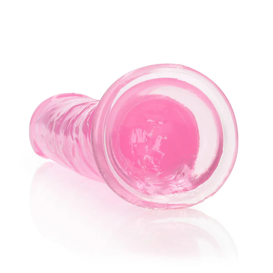RealRock Crystal Clear Straight No Balls Dildo 9" - Buy At Luxury Toy X - Free 3-Day Shipping
