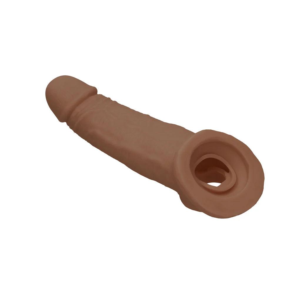 RealRock Realistic 9 in. Penis Sleeve Extender Sling - Buy At Luxury Toy X - Free 3-Day Shipping