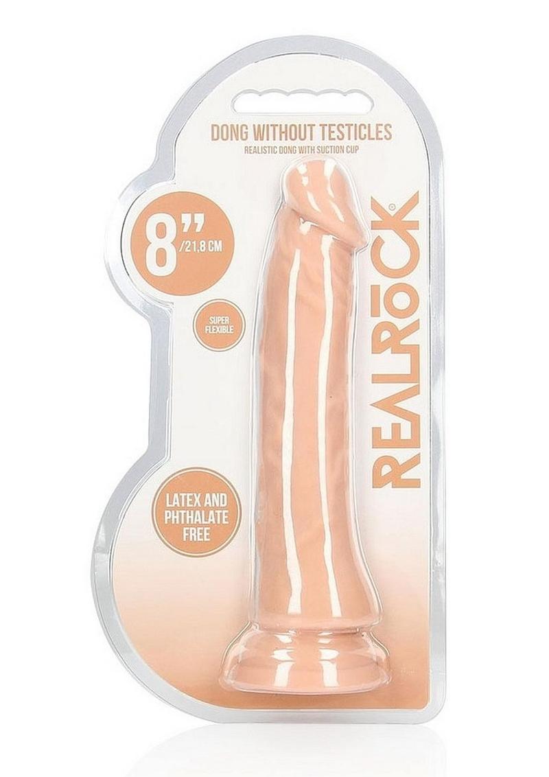 RealRock Skin Realistic Dildo 8in - Buy At Luxury Toy X - Free 3-Day Shipping