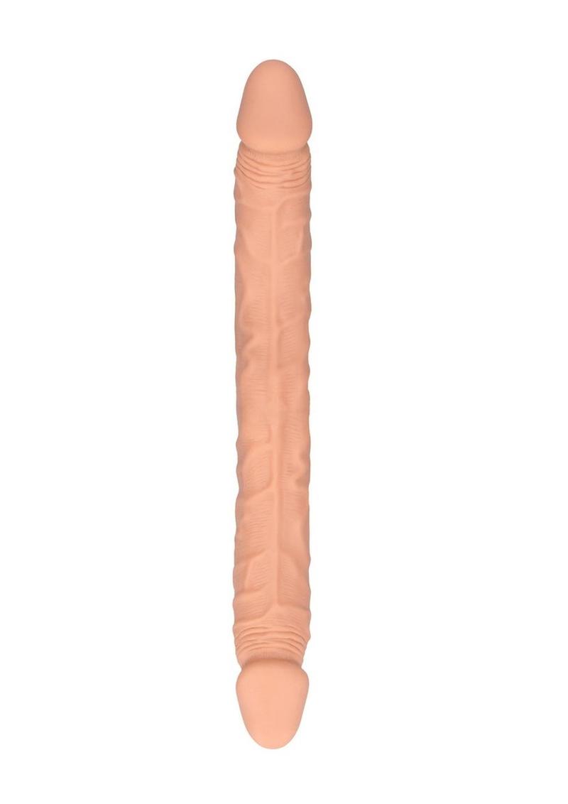RealRock Skin Realistic Double Dildo 14in - Buy At Luxury Toy X - Free 3-Day Shipping
