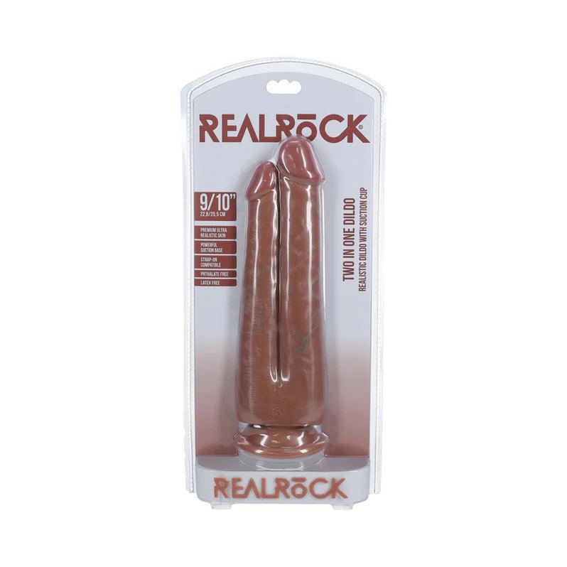 RealRock Two in One 9 in. / 10 in. Dildo - Buy At Luxury Toy X - Free 3-Day Shipping