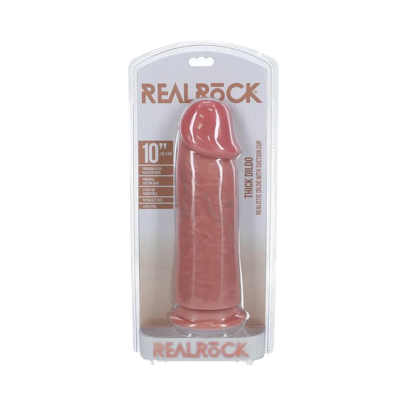 RealRock Ultra Realistic Skin Extra Thick No Balls 10in - Buy At Luxury Toy X - Free 3-Day Shipping
