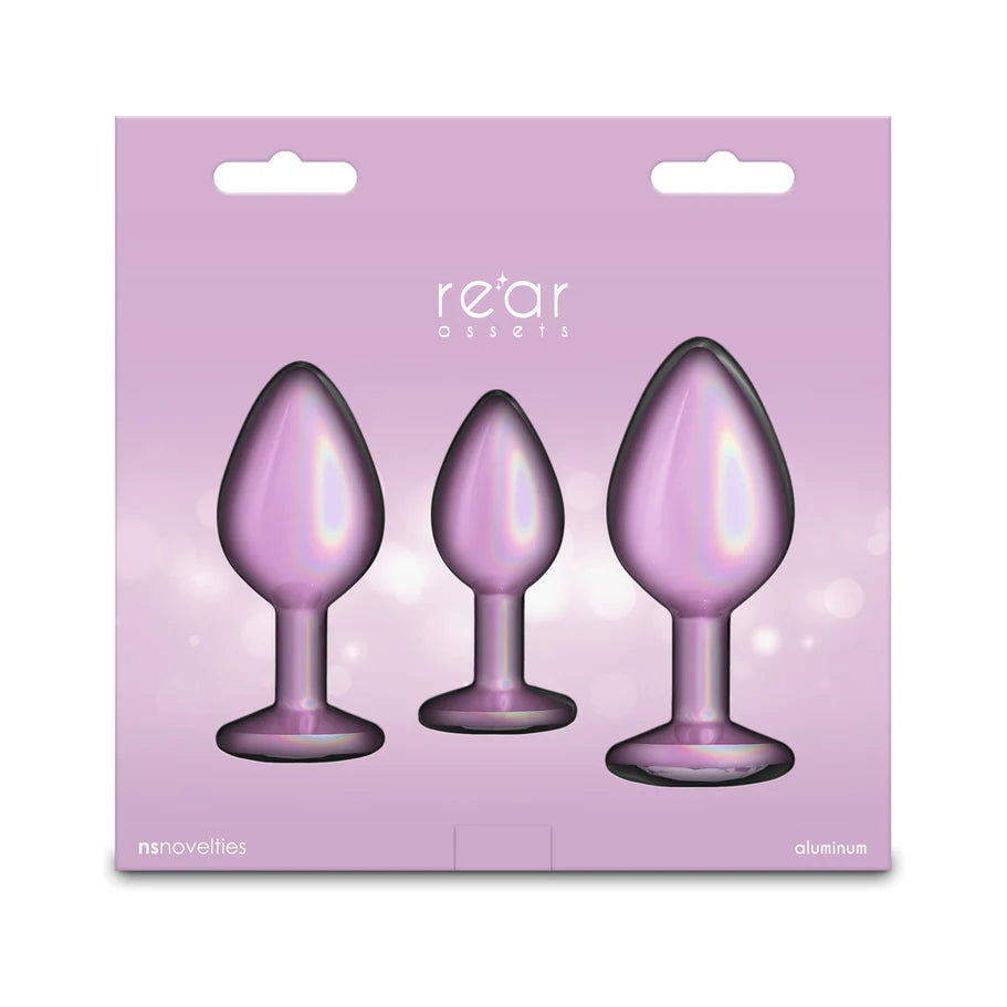 Rear Assets Trainer Chrome-Plated Anal Plugs Kit (3-Piece Set) - Buy At Luxury Toy X - Free 3-Day Shipping