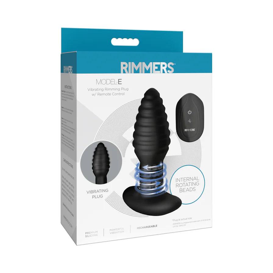 Rimmers Model-E Vibrating Rechargeable Silicone Rimming Plug with Remote Control - Buy At Luxury Toy X - Free 3-Day Shipping