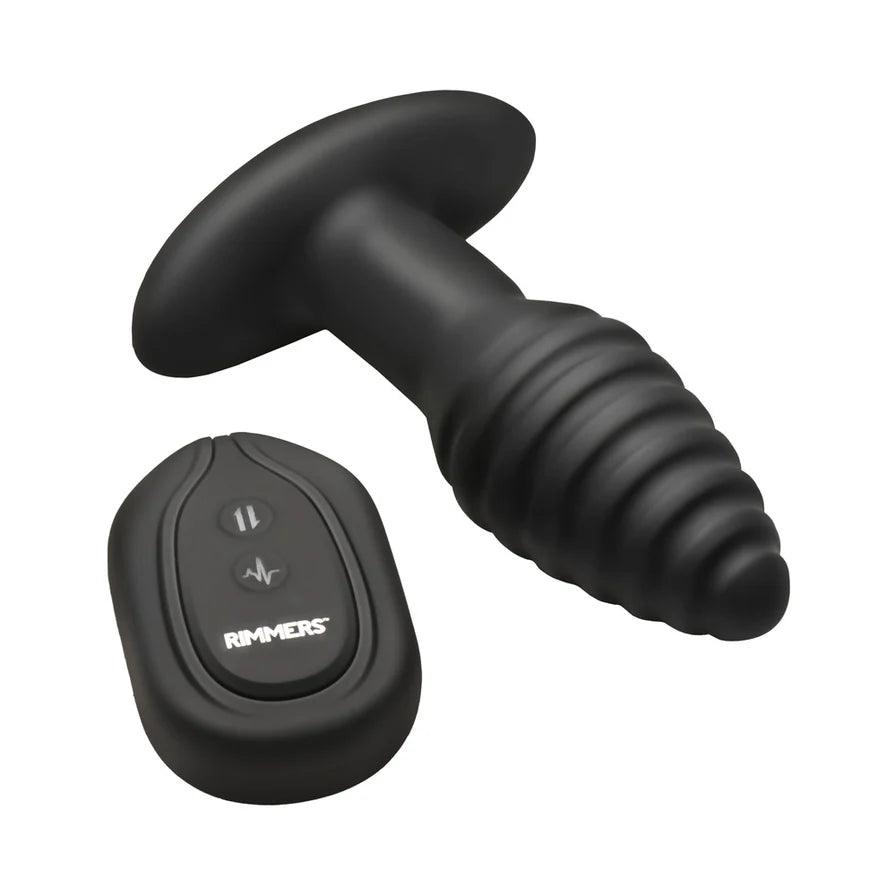 Rimmers Model-E Vibrating Rechargeable Silicone Rimming Plug with Remote Control - Buy At Luxury Toy X - Free 3-Day Shipping