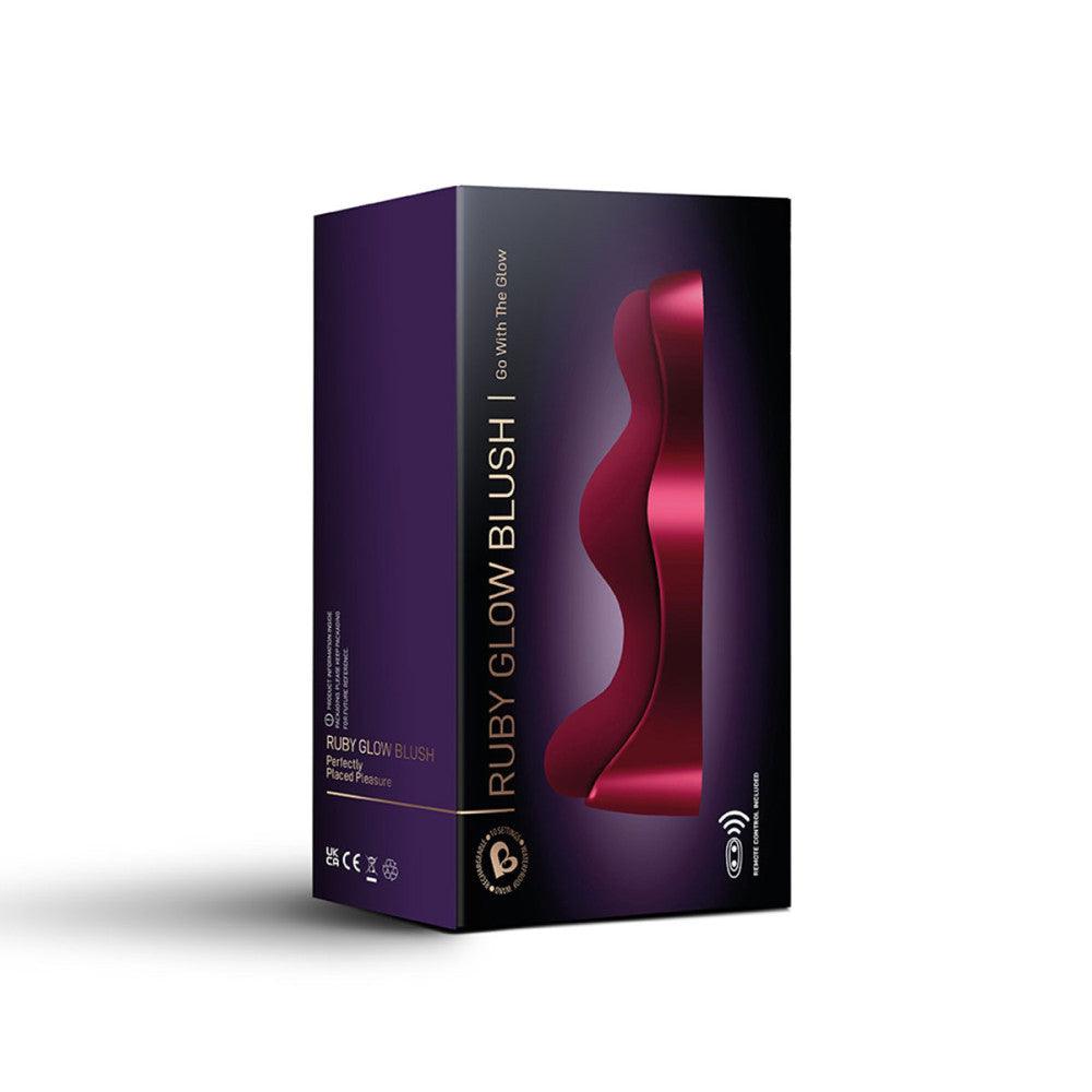 Rocks Off Ruby Glow Rosa Saddle Vibrator - Buy At Luxury Toy X - Free 3-Day Shipping