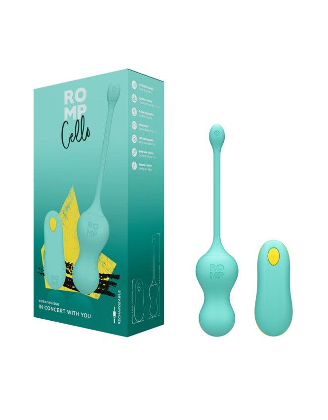 ROMP Cello Rechargeable Remote-Controlled Silicone G-Spot Egg Vibrator - Buy At Luxury Toy X - Free 3-Day Shipping