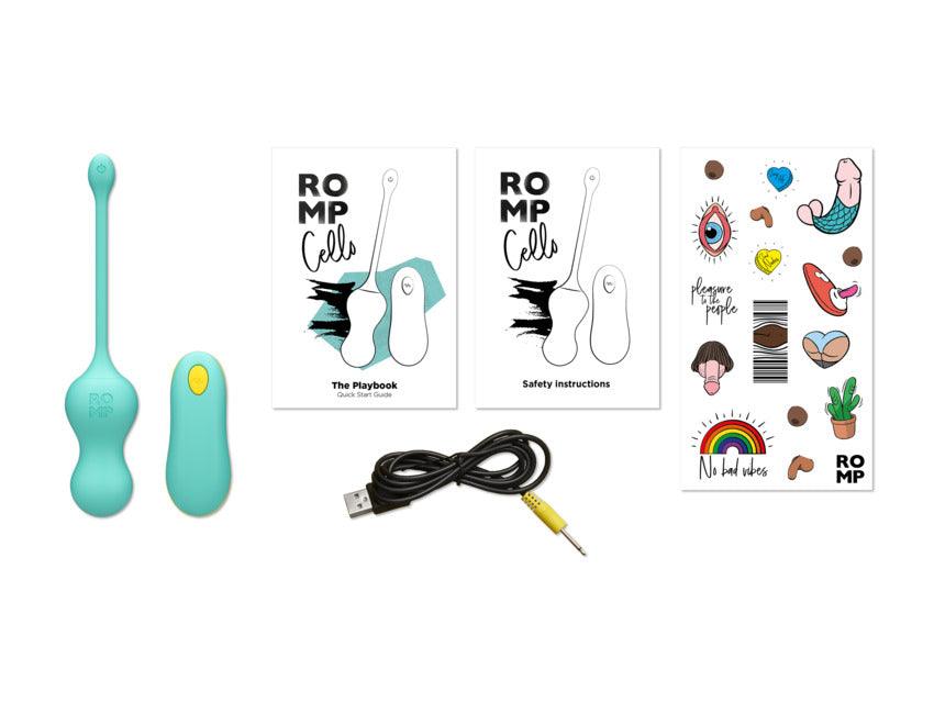 ROMP Cello Rechargeable Remote-Controlled Silicone G-Spot Egg Vibrator - Buy At Luxury Toy X - Free 3-Day Shipping