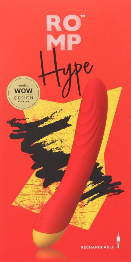 ROMP Hype Rechargeable Silicone G-Spot Vibrator - Buy At Luxury Toy X - Free 3-Day Shipping