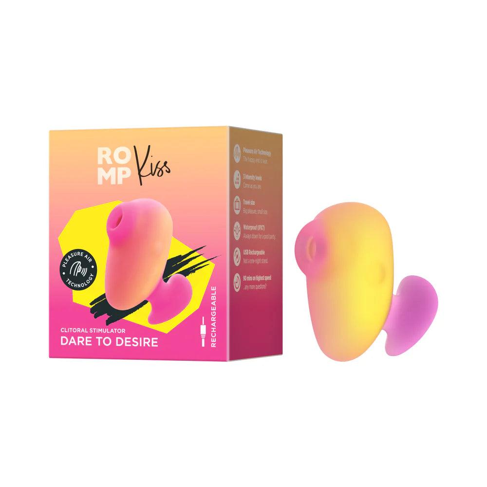 Romp Kiss Rechargeable Silicone Clitoral Stimulator - Buy At Luxury Toy X - Free 3-Day Shipping