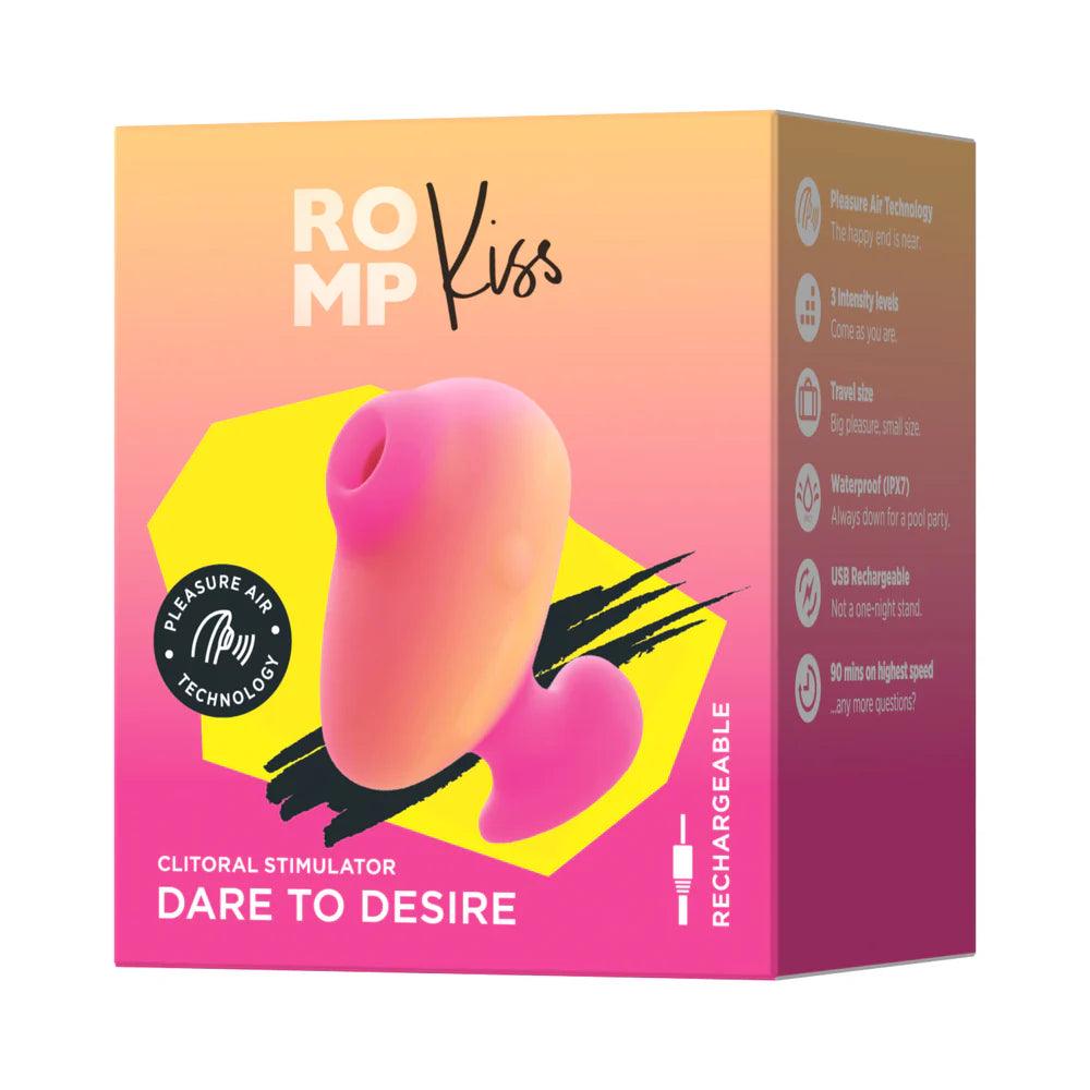 Romp Kiss Rechargeable Silicone Clitoral Stimulator - Buy At Luxury Toy X - Free 3-Day Shipping