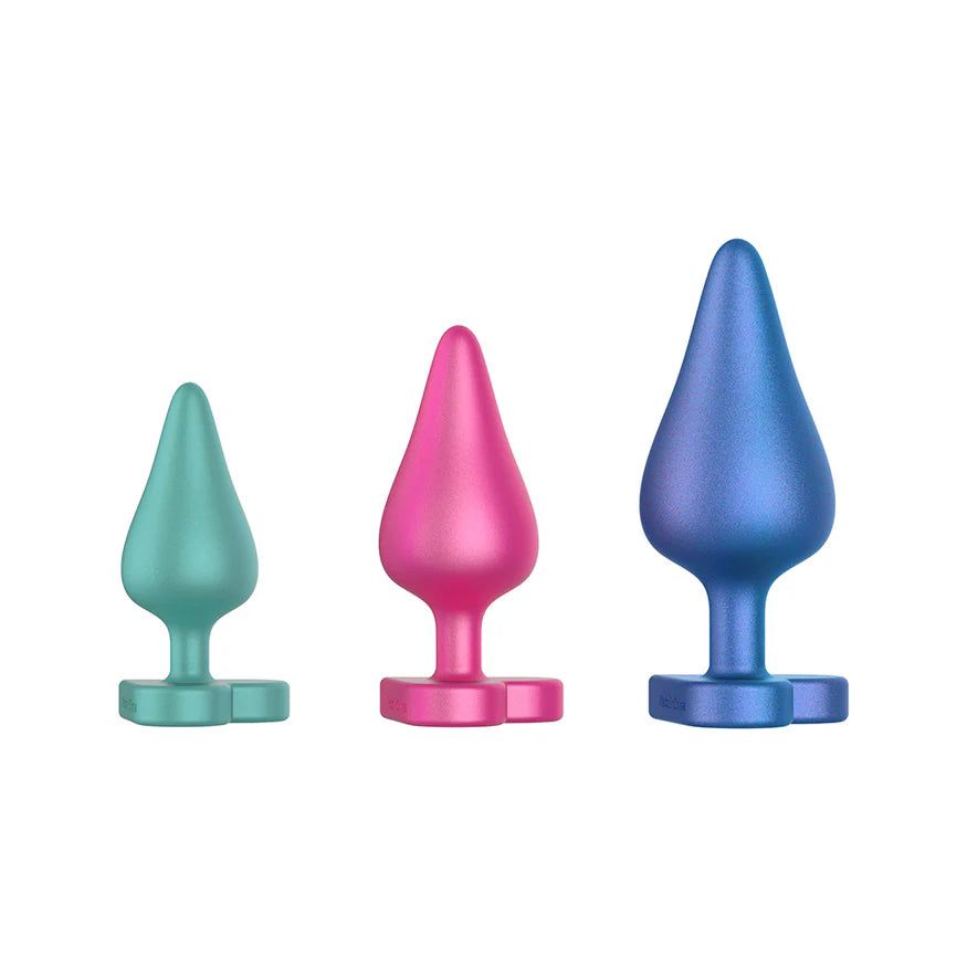 Romp Luster Silicone Anal Plug Set - Buy At Luxury Toy X - Free 3-Day Shipping