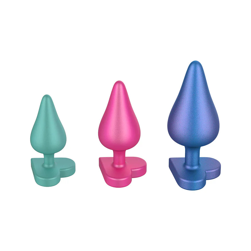 Romp Luster Silicone Anal Plug Set - Buy At Luxury Toy X - Free 3-Day Shipping