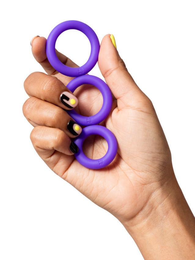 Romp Remix Trio Silicone Cock Rings (3 Piece) - Buy At Luxury Toy X - Free 3-Day Shipping