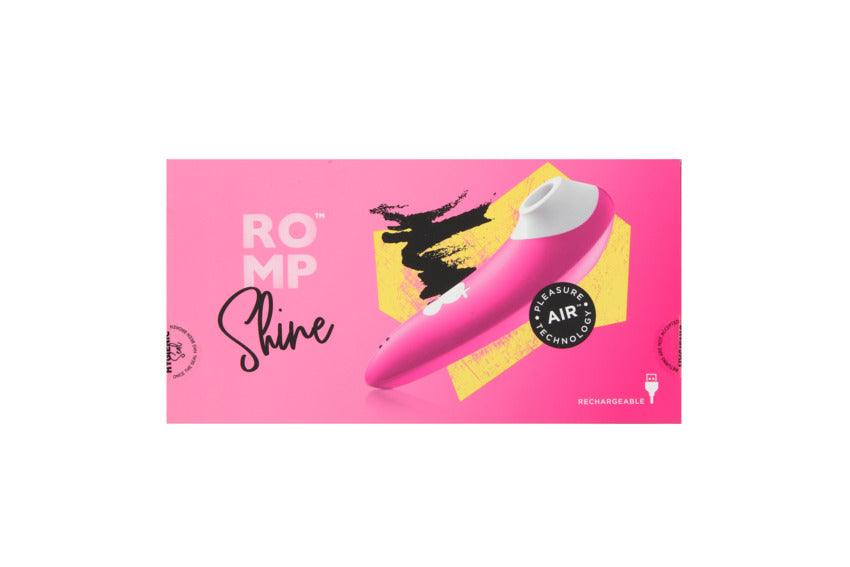 ROMP Shine Rechargeable Silicone Pleasure Air Clitoral Vibrator - Buy At Luxury Toy X - Free 3-Day Shipping
