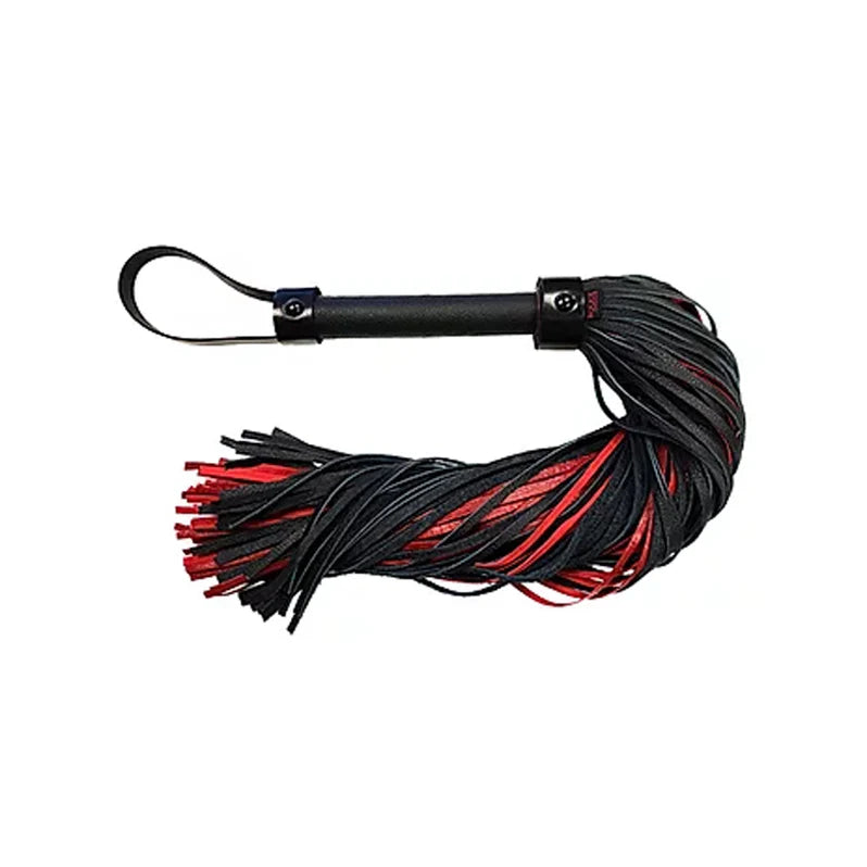 Rouge Anaconda Leather Flogger with Cuff - Buy At Luxury Toy X - Free 3-Day Shipping
