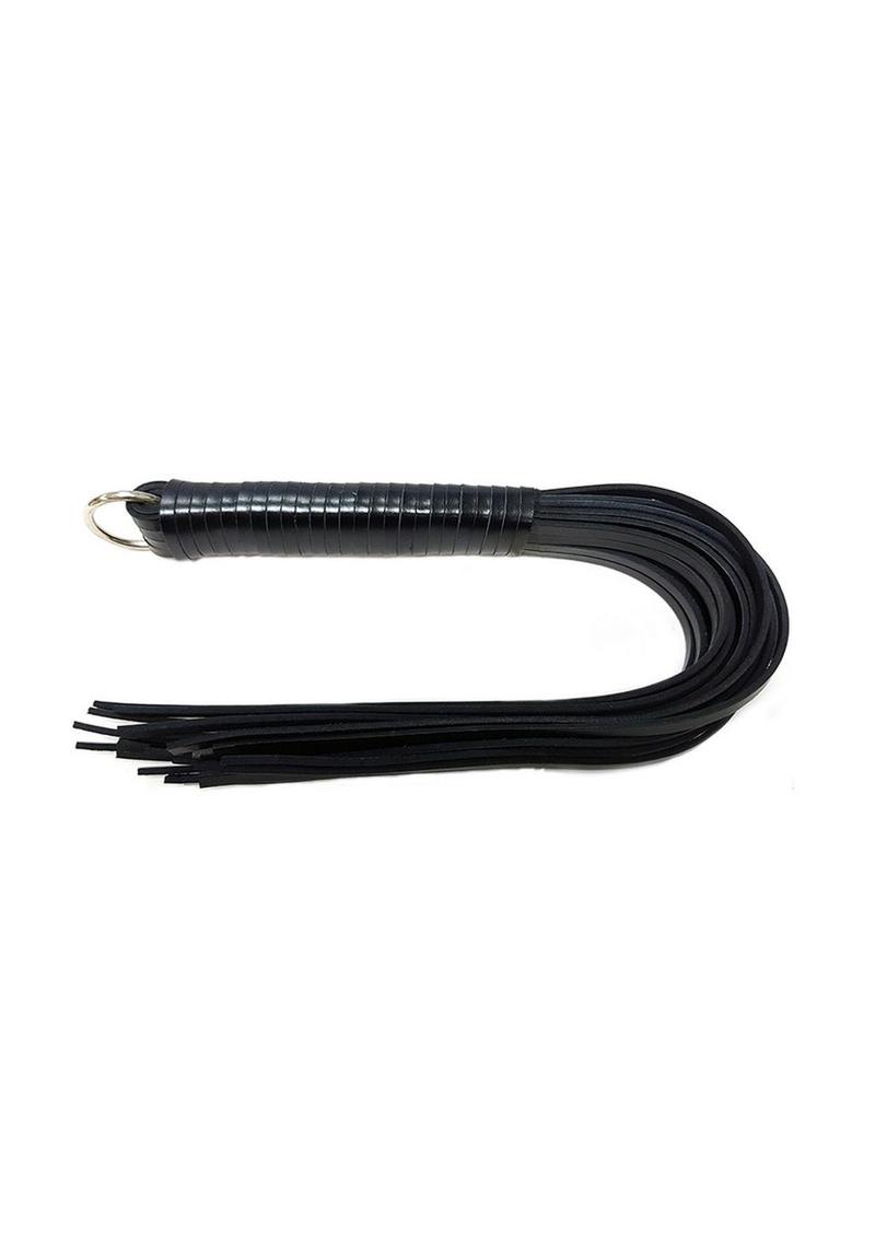 Rouge Leather Spiral Flogger - Buy At Luxury Toy X - Free 3-Day Shipping