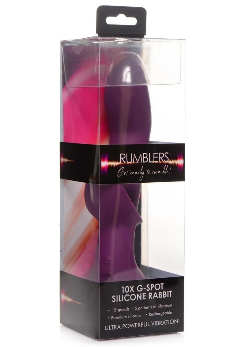 Rumblers 10X G-Spot Silicone Rabbit Vibrator - Buy At Luxury Toy X - Free 3-Day Shipping