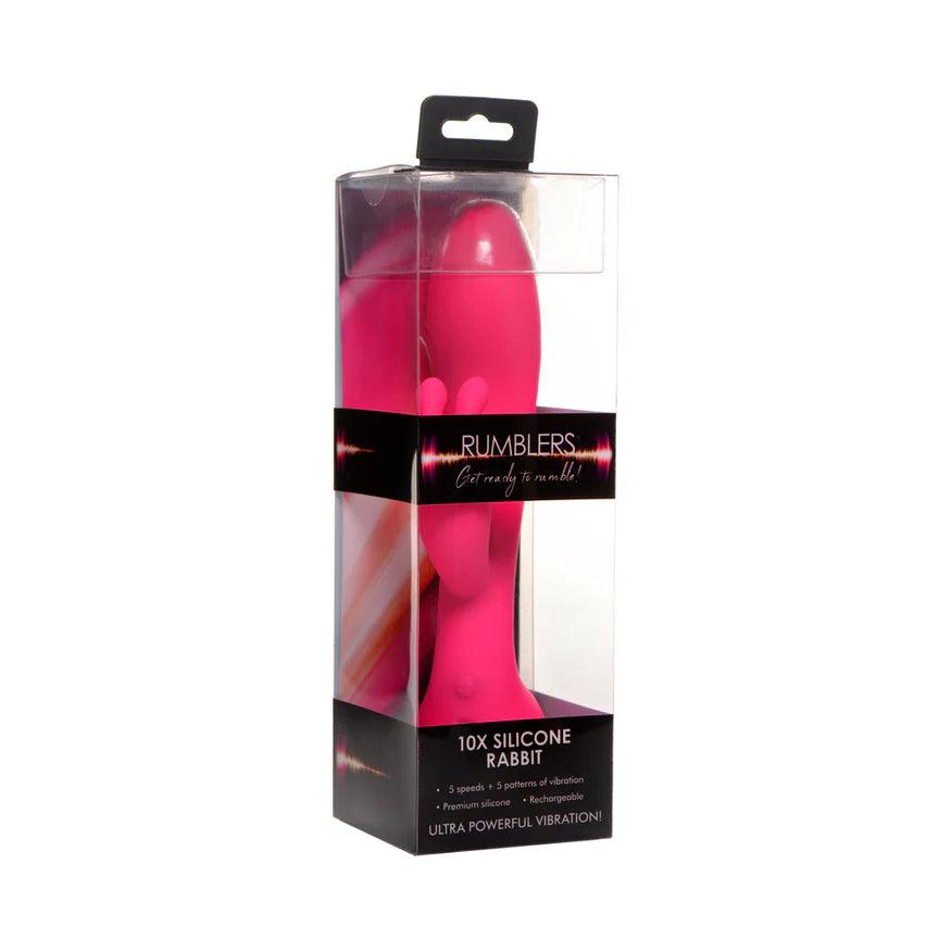 Rumblers 10X Rabbit Silicone Vibrator - Buy At Luxury Toy X - Free 3-Day Shipping