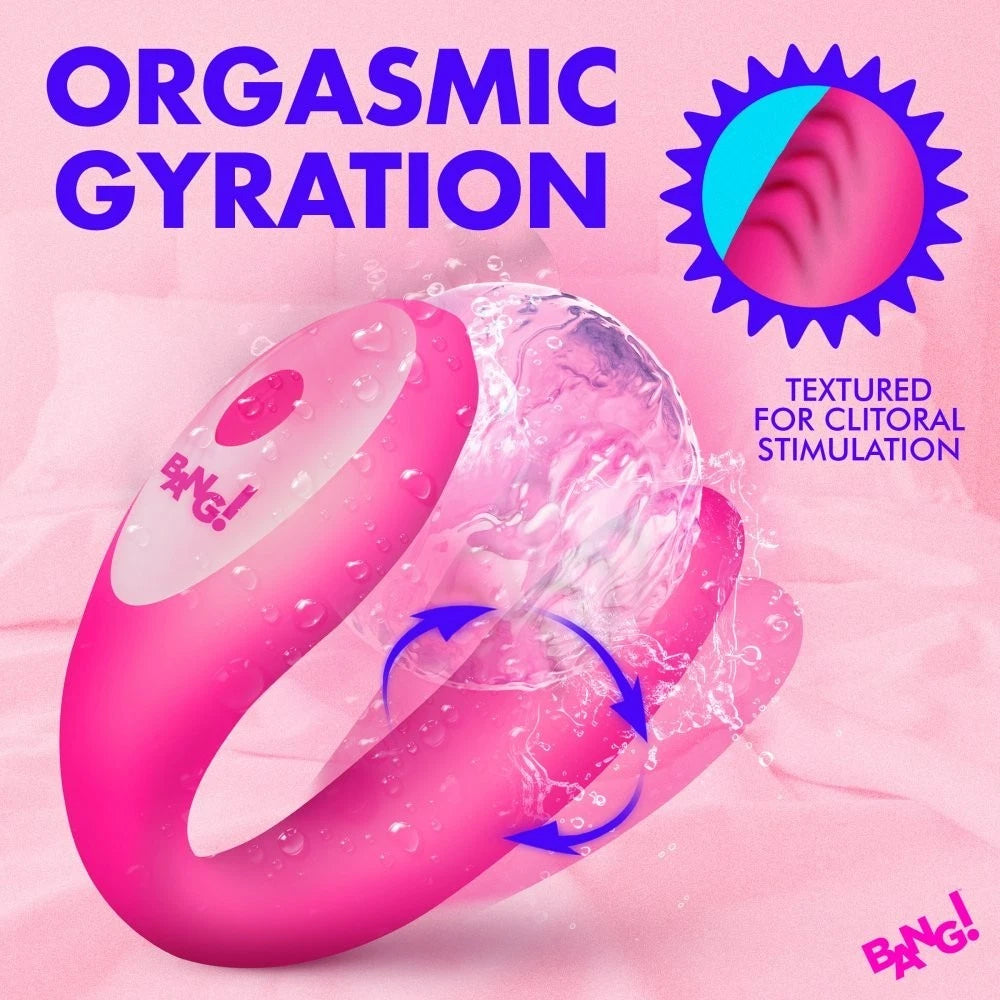 Bang Gyrating G-Spot Vibrator with Remote – Dual Stimulation Silicone Toy
