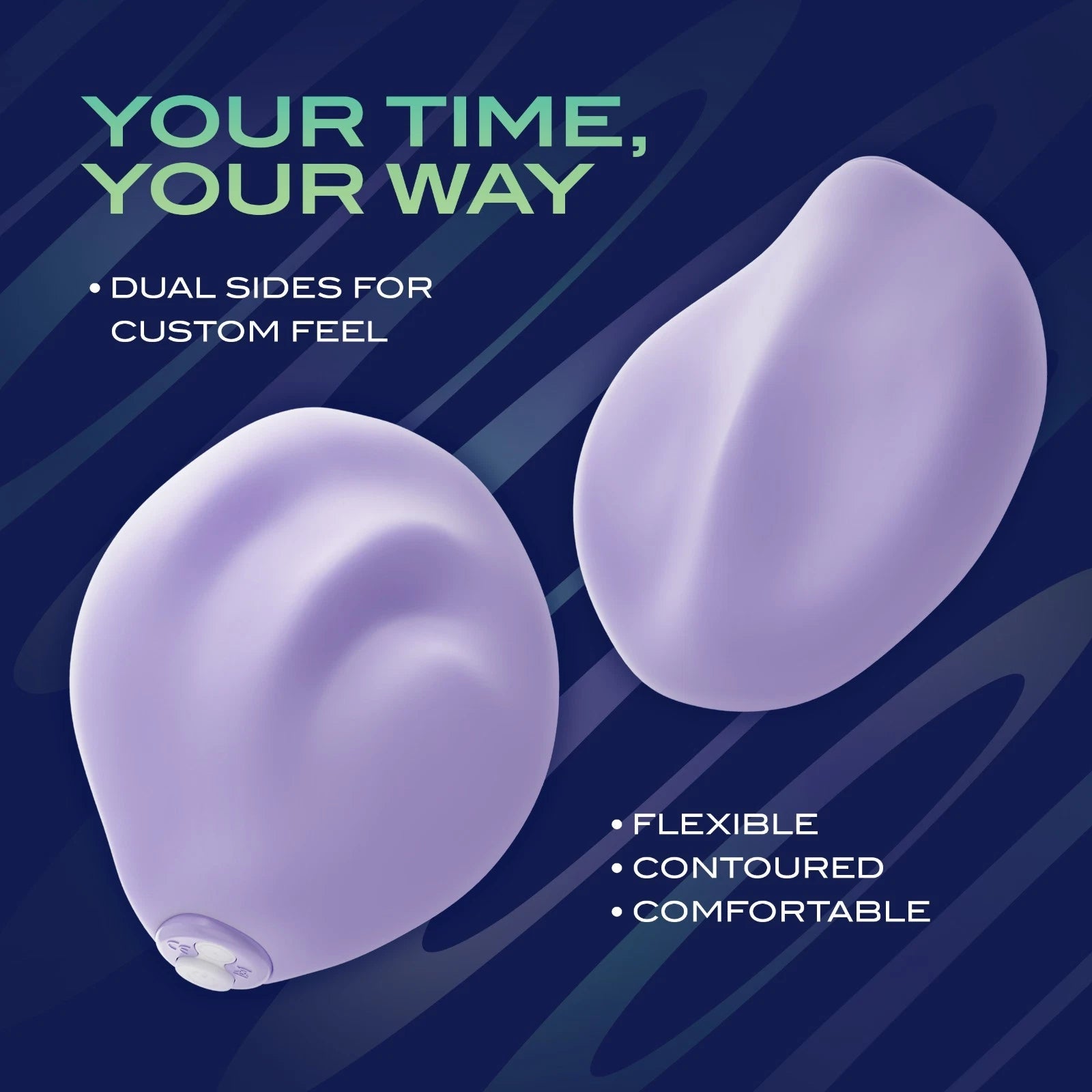 Urself Pulse Pad Rechargeable Silicone Grinder with Remote
