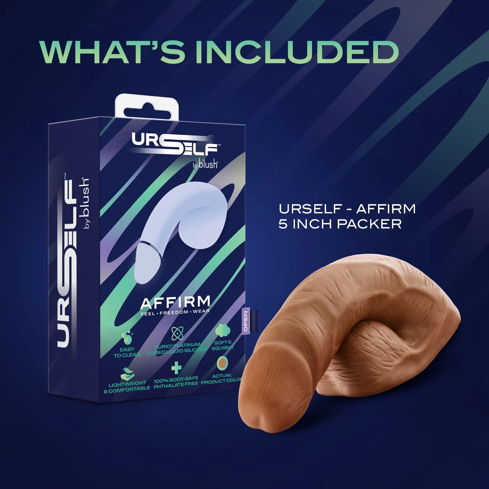 URSELF Affirm Silicone Packer Prosthetic – Realistic Soft Wearable Design