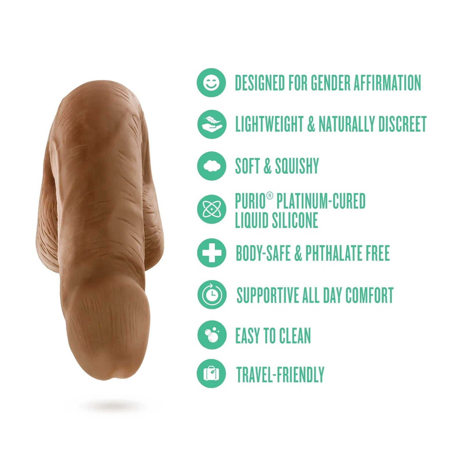 URSELF Affirm Silicone Packer Prosthetic – Realistic Soft Wearable Design