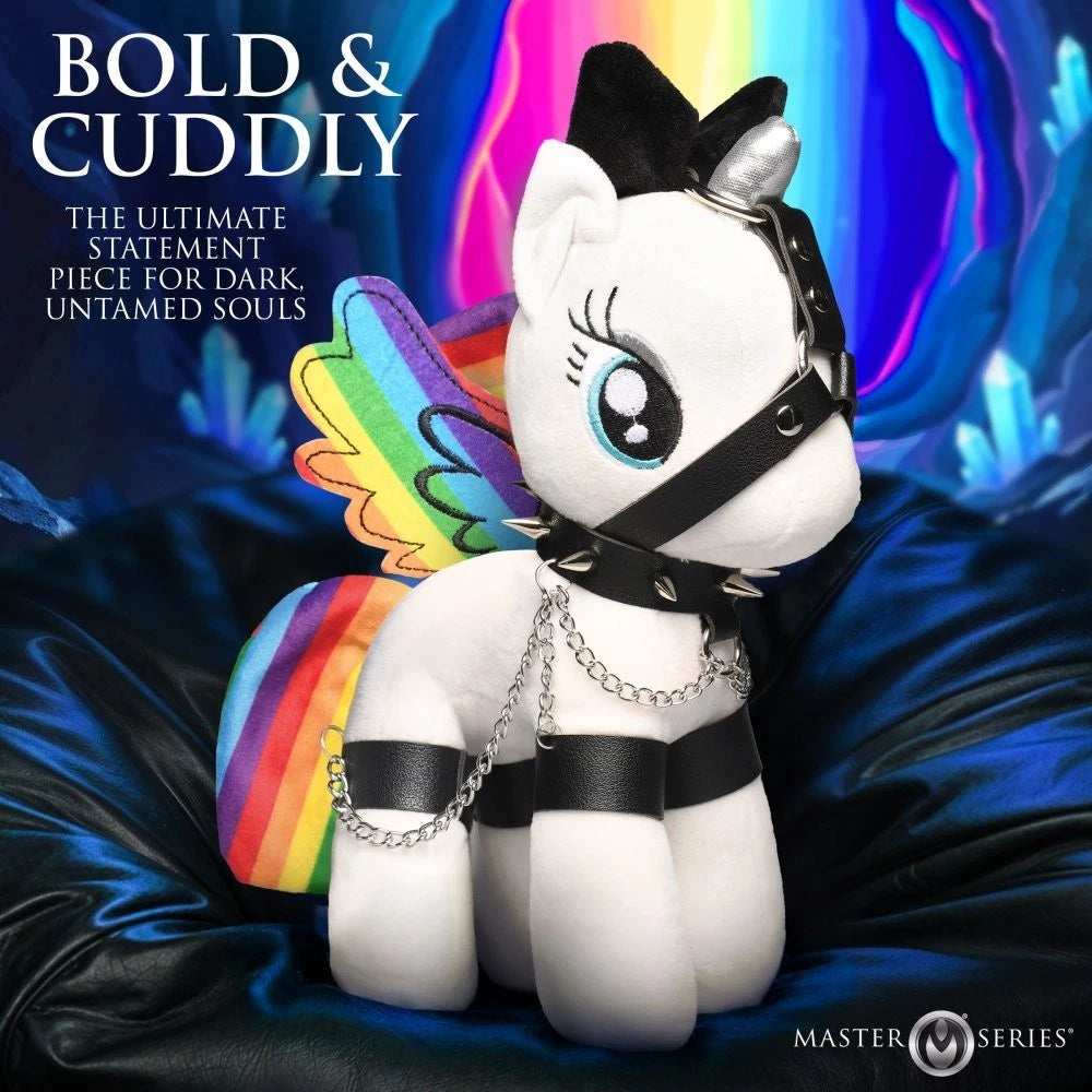 Master Series Bondage Pony Plush Novelty with Harness