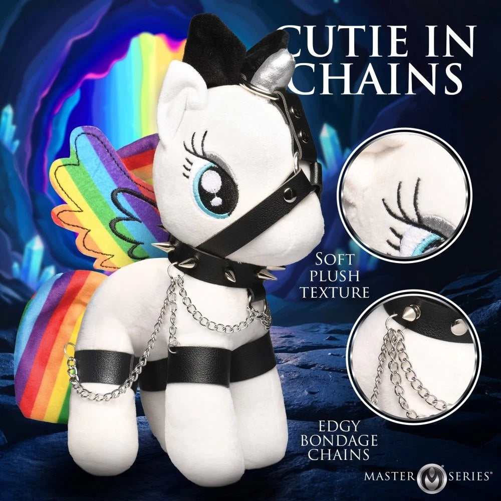 Master Series Bondage Pony Plush Novelty with Harness