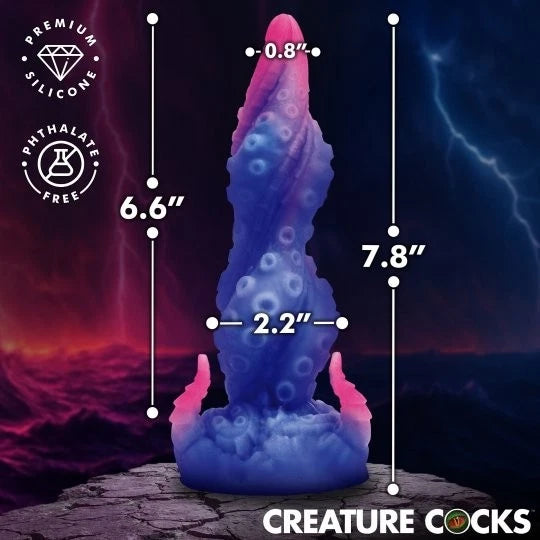 Creature Cocks Krakenar Tentacle Silicone Dildo – Fantasy Suction Tentacle Dildo