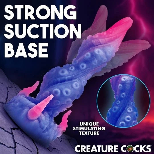 Creature Cocks Krakenar Tentacle Silicone Dildo – Fantasy Suction Tentacle Dildo