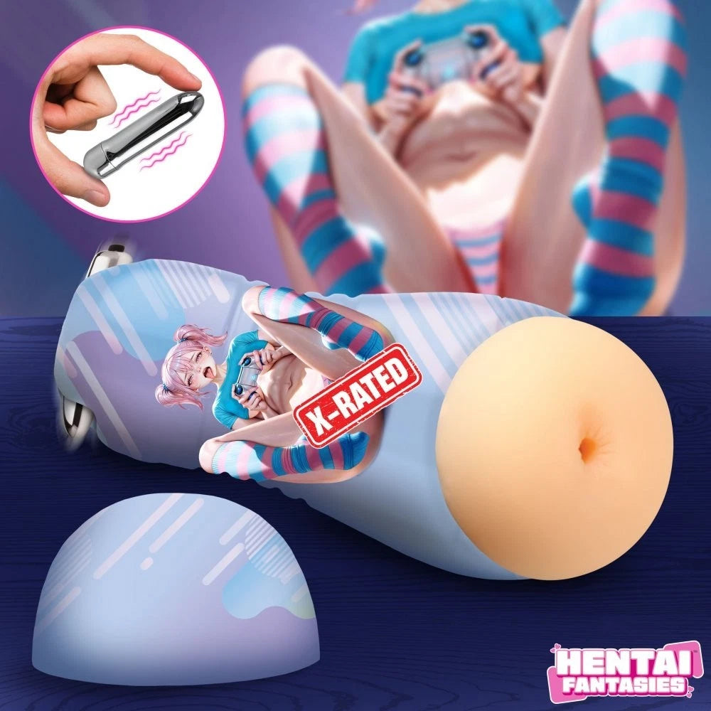 Hentai Fantasies Haruka Gamer Girl Vibrating Stroker