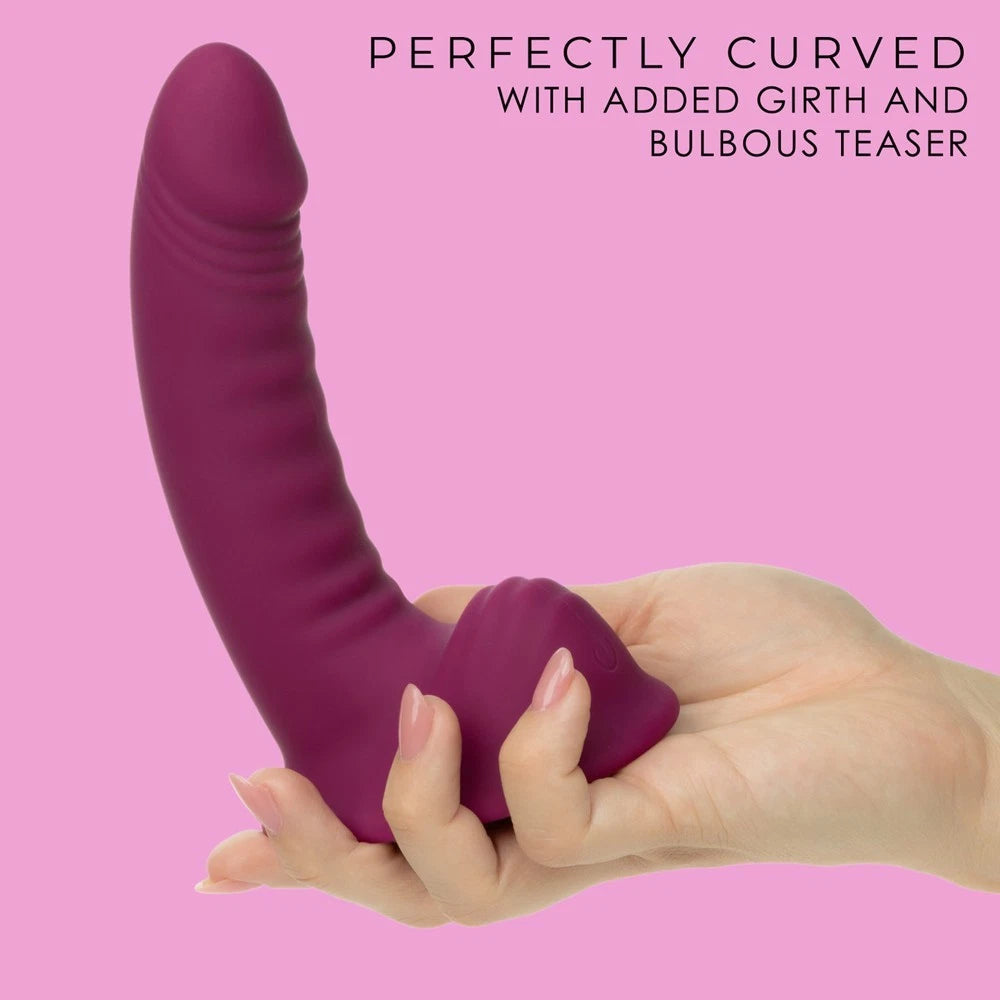 G-Ride Road Trip Dual Motor Vibrating Dildo 6.75” – Suction Cup Silicone