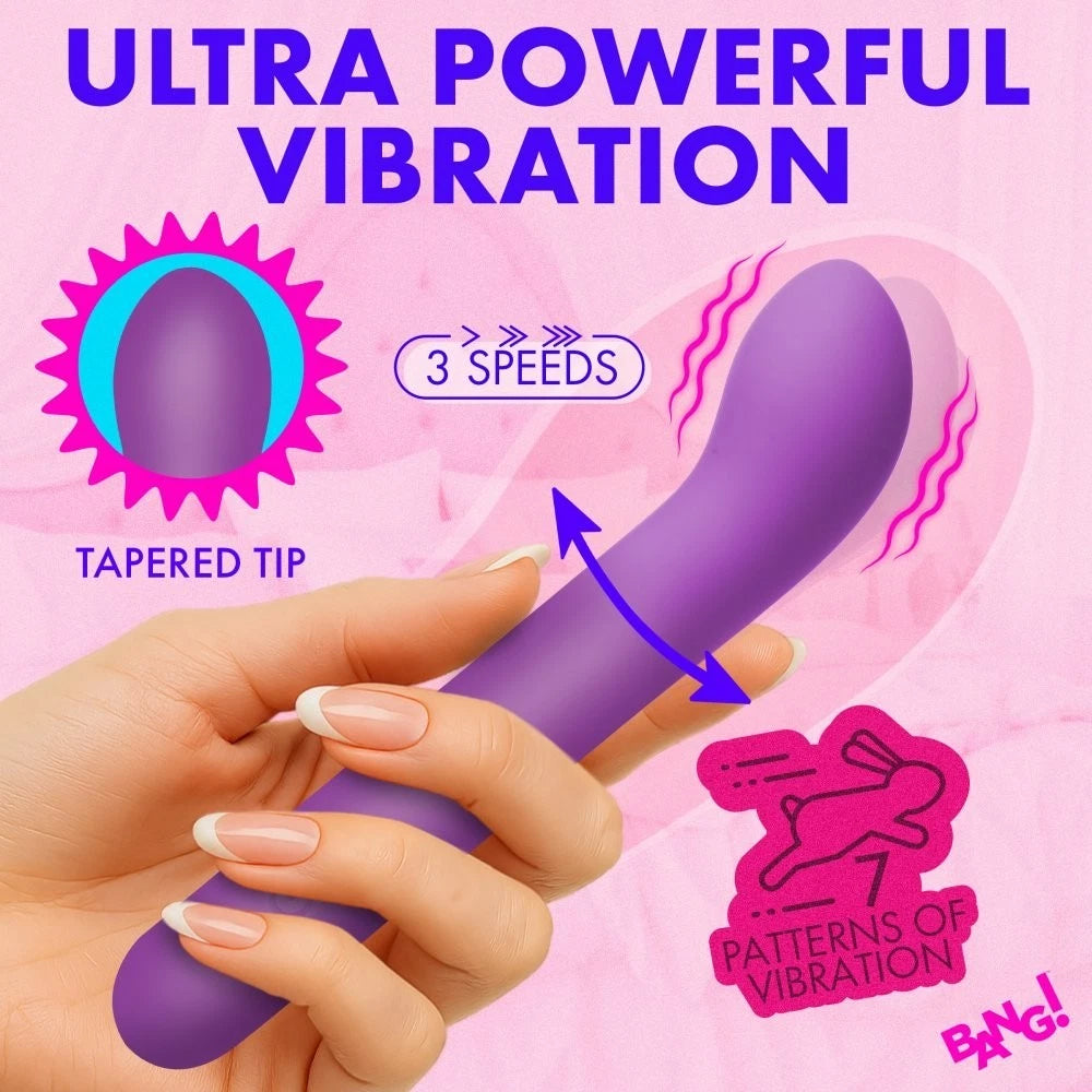 Bang! G-Spot Flexible Rechargeable Silicone Vibrator