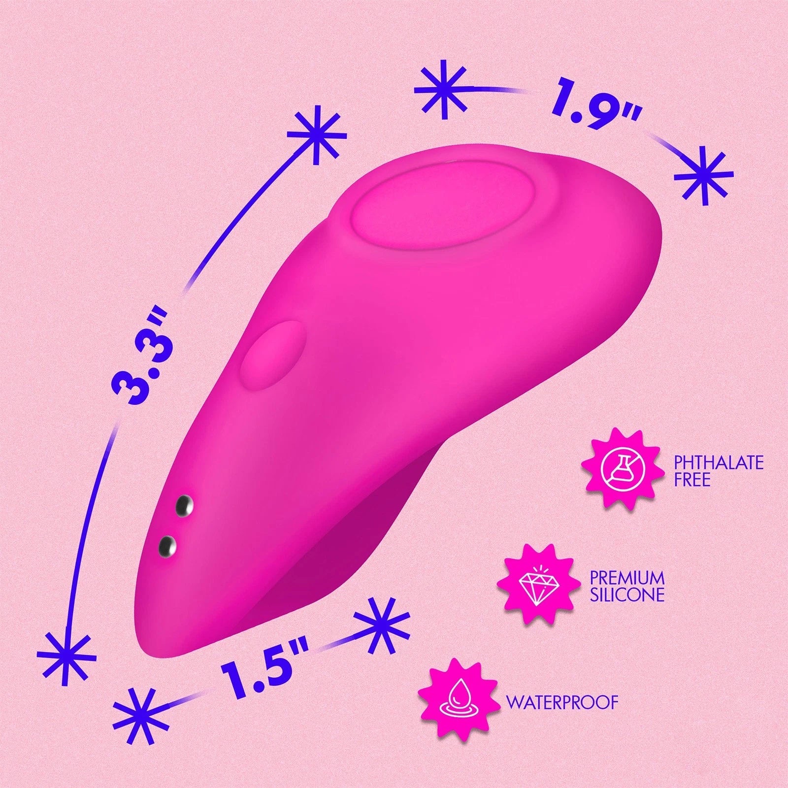 Bang! Silicone Rechargeable Panty Vibrator with Remote – Magnetic Wearable Vibe
