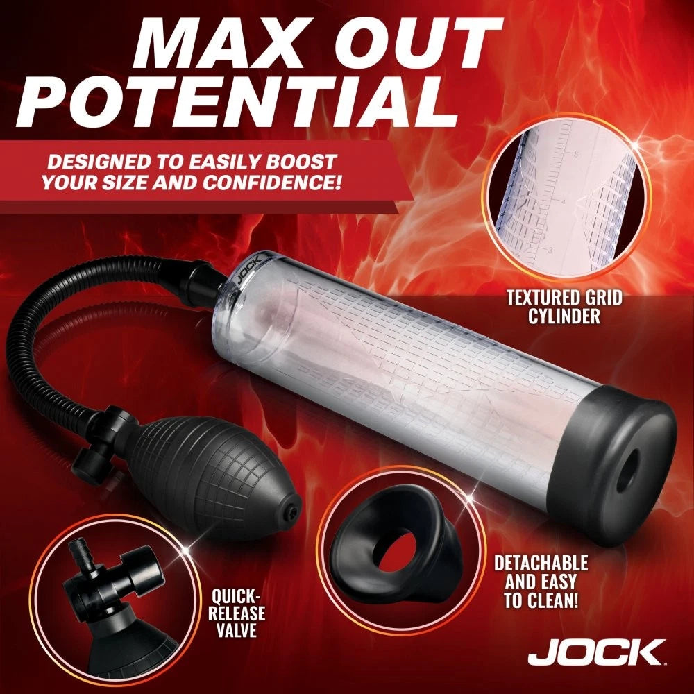 Jock Amp Up Penis Pump with Bulb