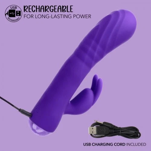 Extra Thicc Chubby Deep-Thrust Bunny Vibrator – Rechargeable Silicone Triple Motor
