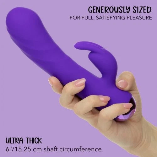 Extra Thicc Chubby Deep-Thrust Bunny Vibrator – Rechargeable Silicone Triple Motor