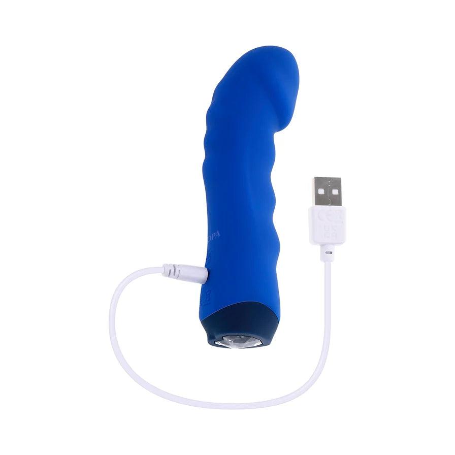 Selopa Blue Banger Rechargeable Silicone Vibrator - Buy At Luxury Toy X - Free 3-Day Shipping